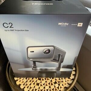 Hisense C2 4K UHD Smart Mini Projector Triple Laser Dolby Vision JBL Sound